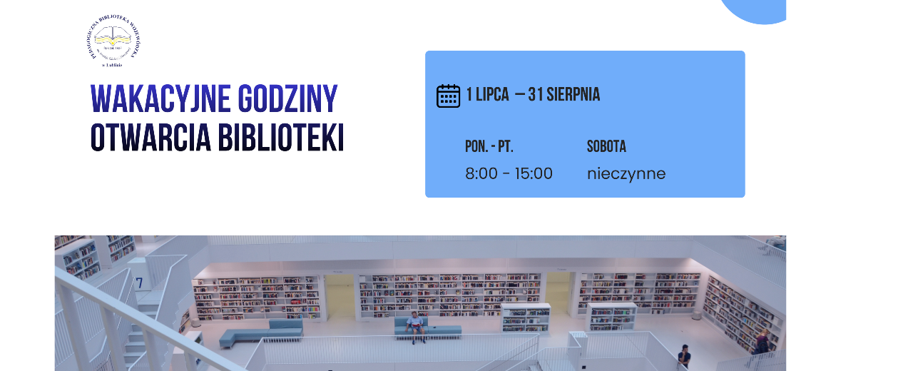 Zmiana godzin pracy Biblioteki